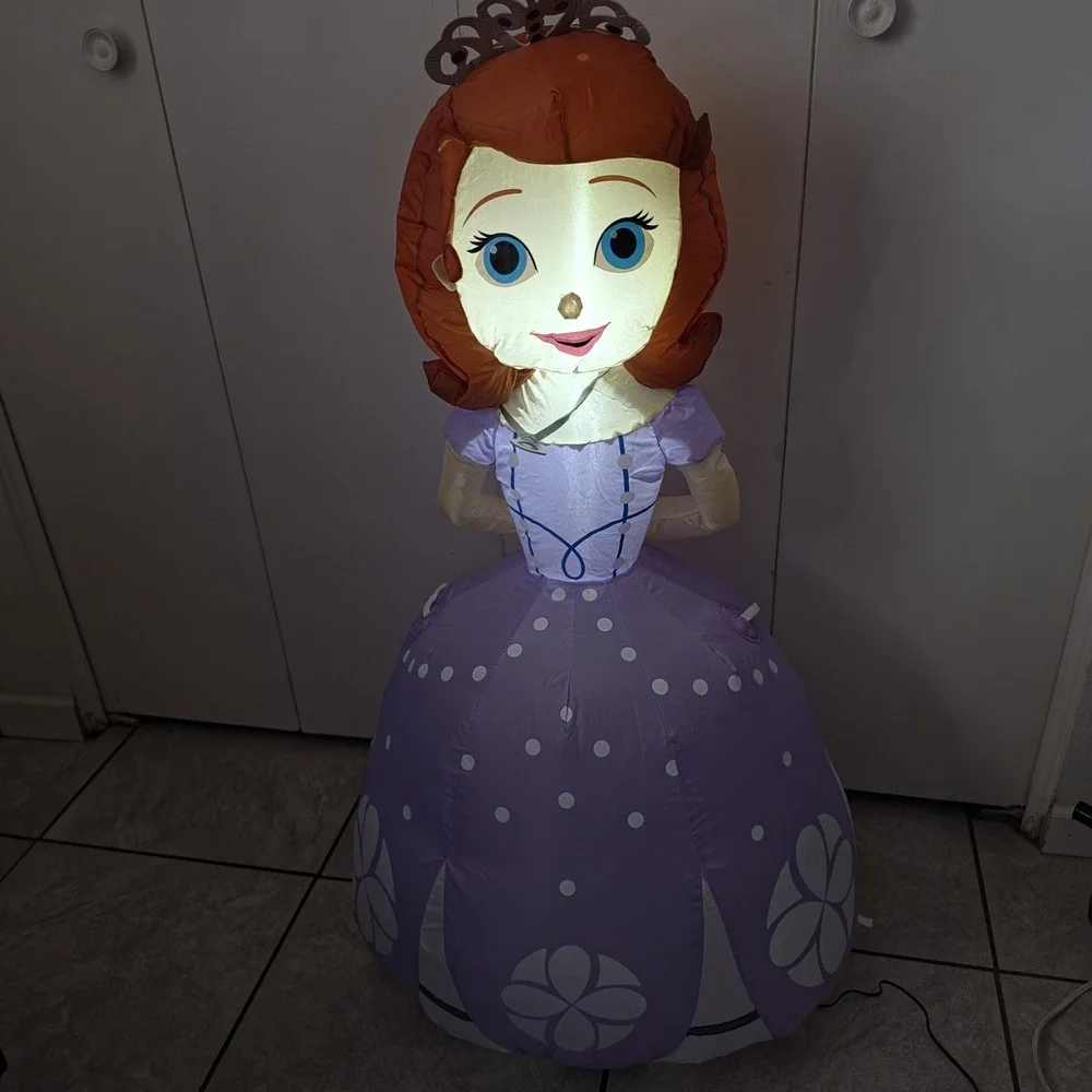 Disney Princess Sofia The First Light Up LED Airblown Inflatable - 3.5 ft TESTED